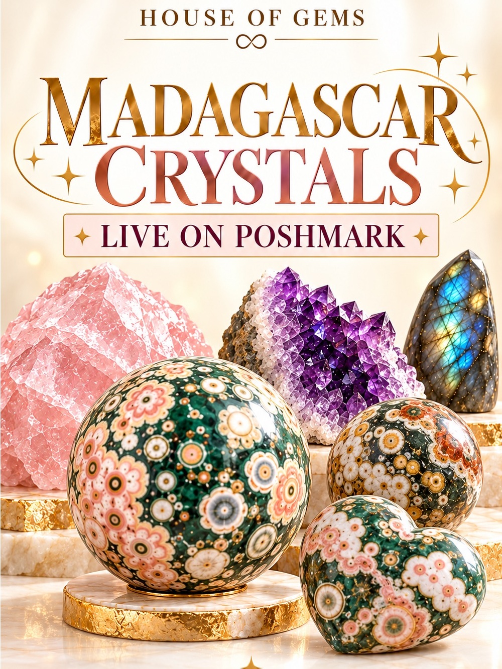 Madagascar Crystals Live Show Listing Only
